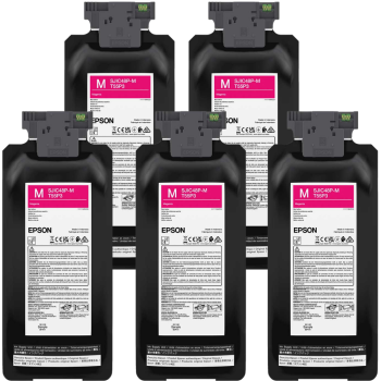 5er Set Tintenkartuschen Magenta Epson C8000